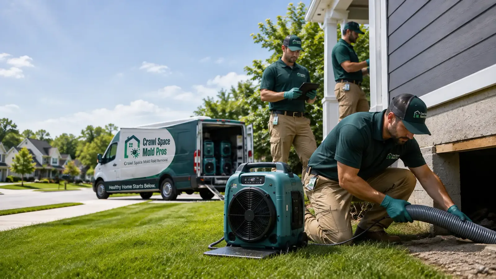 Crawl Space Mold Removal in Cameron, WI